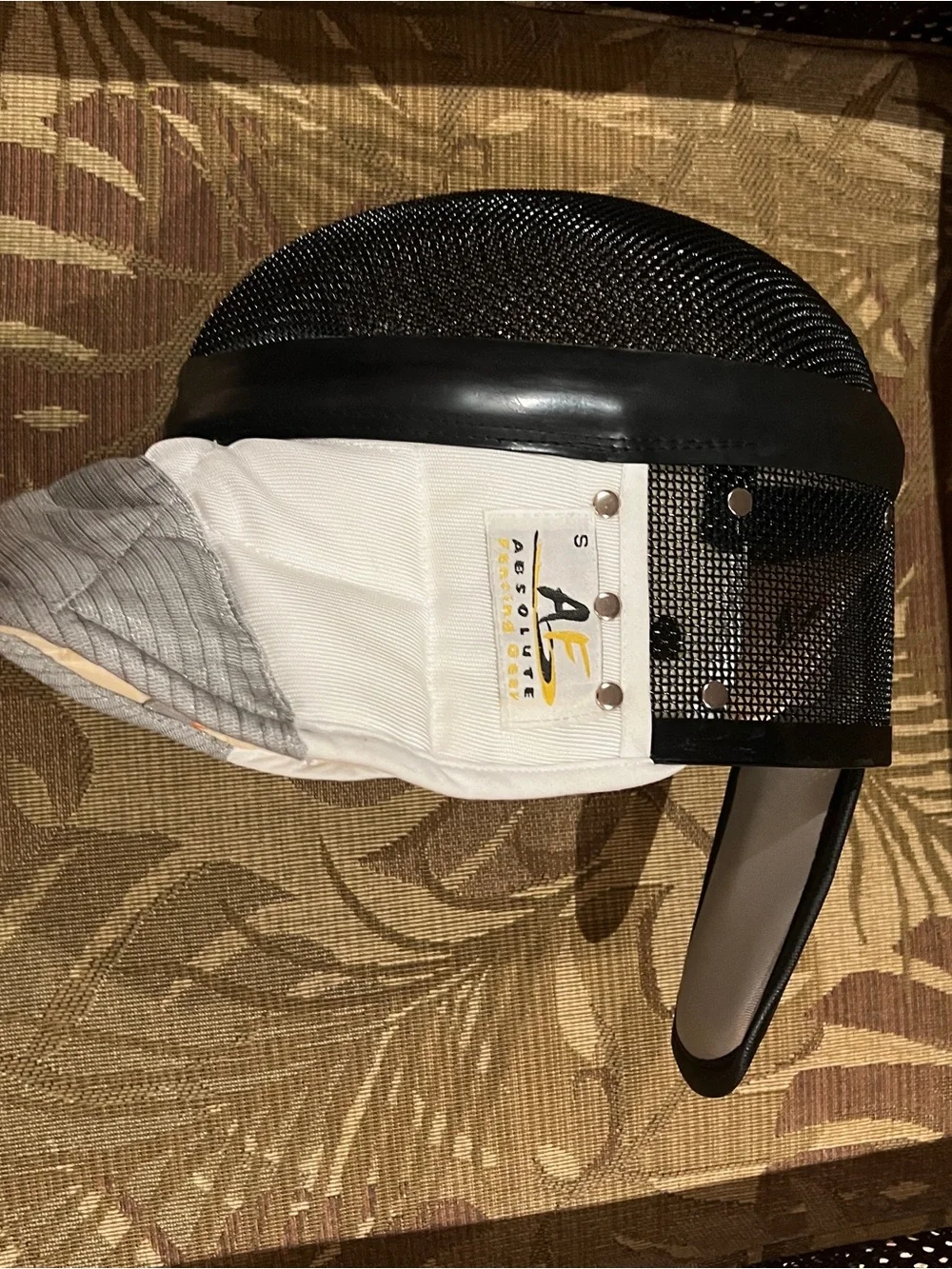 Absolute Fencing Mask - White and Black